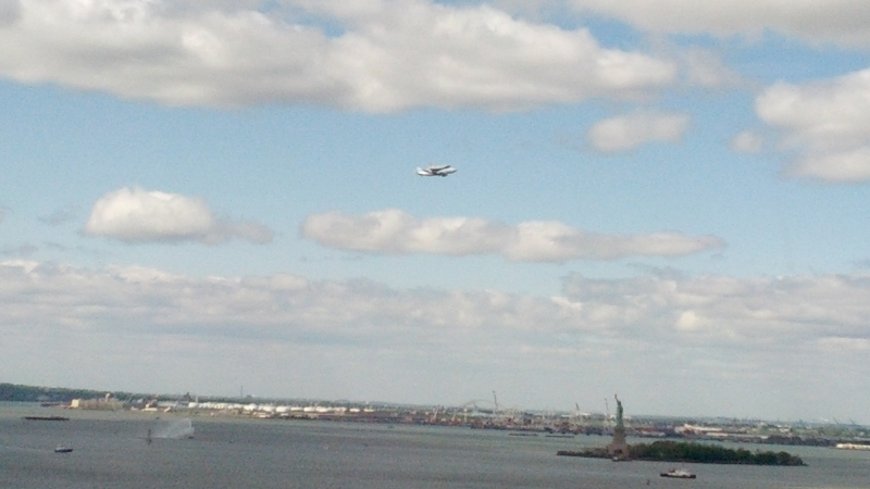 Illustration for article titled Enterprise NYC Flyover Photos